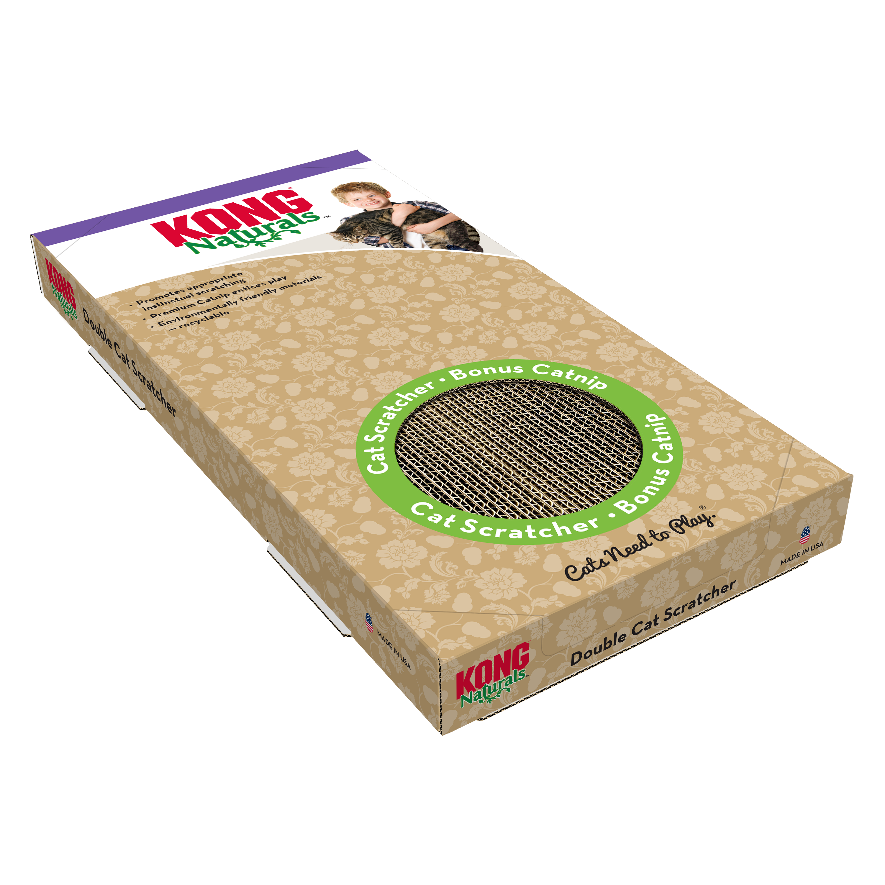 Kong Naturals Scratcher Double