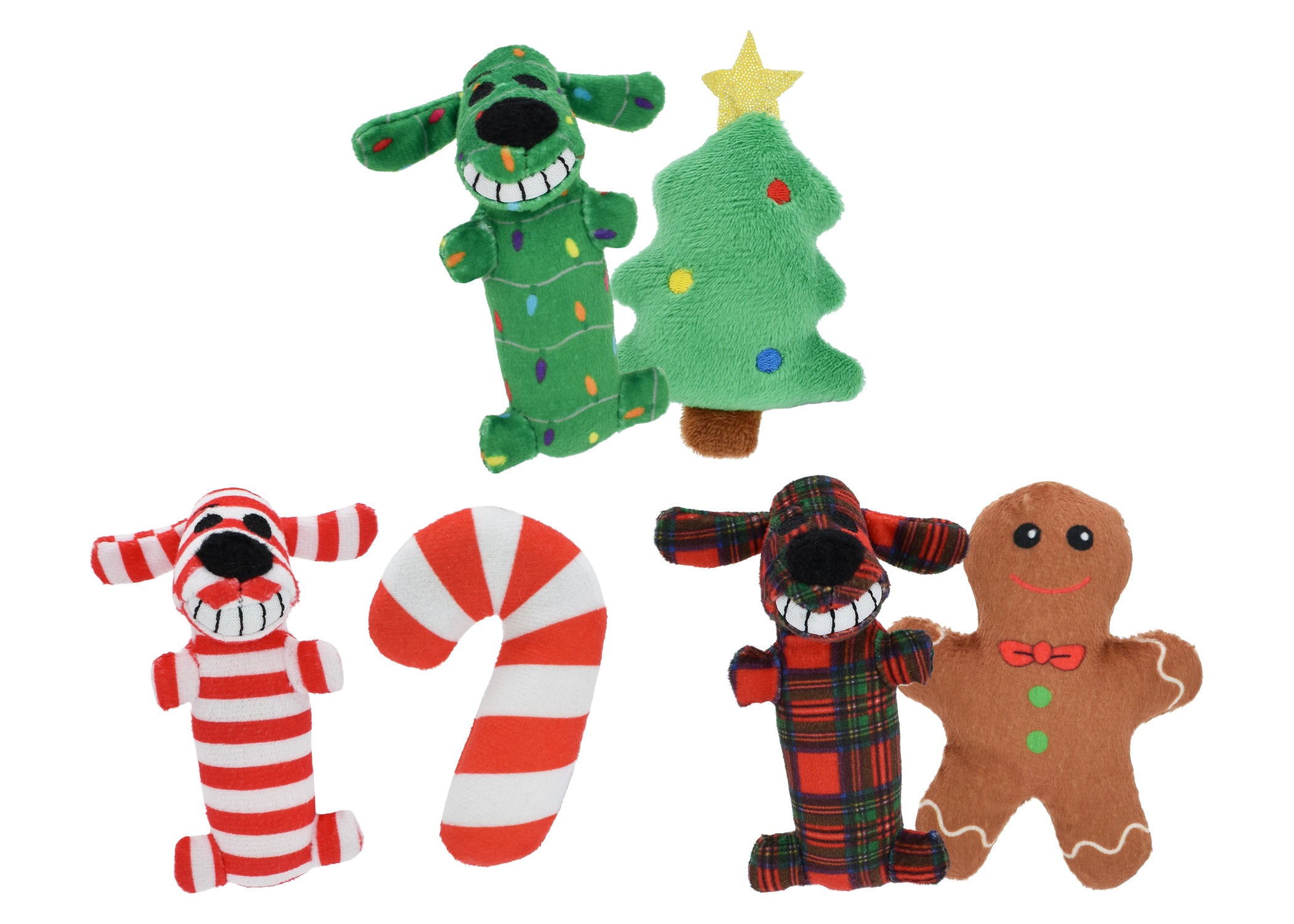 Multipet Holiday Loofa Cat-2 Pack