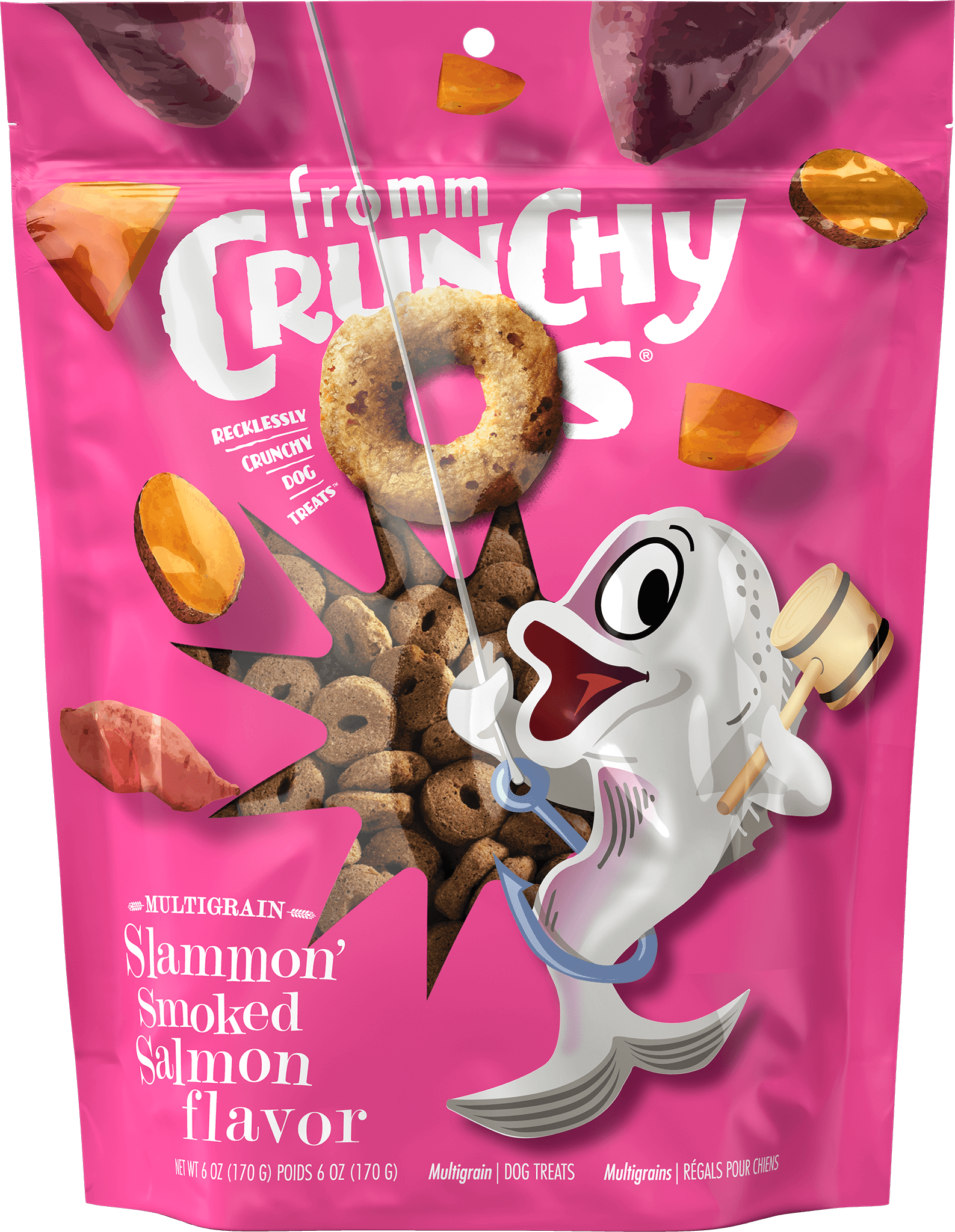 Fromm Crunchy O's Salmmon' Smoked Salmon Dog Treats (6oz)