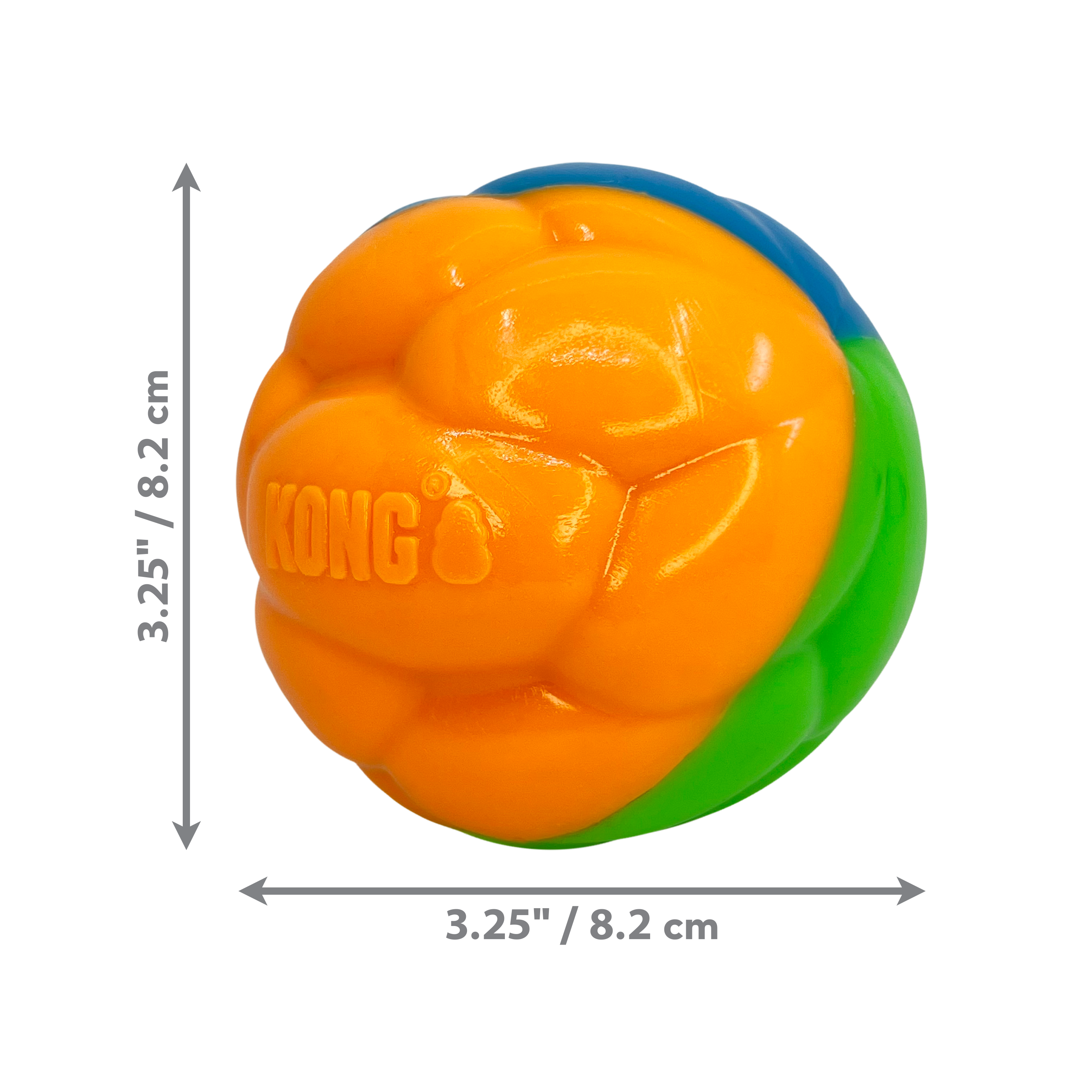 Kong Twistz High-Viz Ball Large