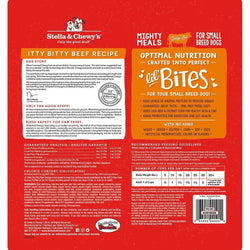 Comida para perros con receta de carne de res Itty Bitty Lil Bites de Stella &amp; Chewy's de 7 oz