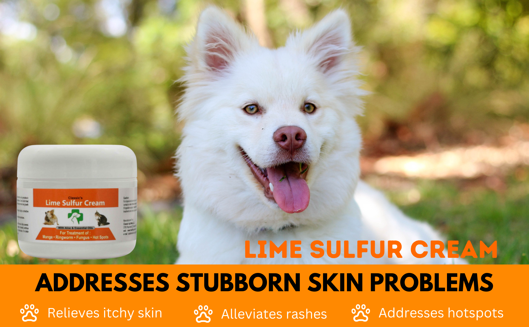 Healthy Paw Life - Lime Sulfur Pet Skin Cream