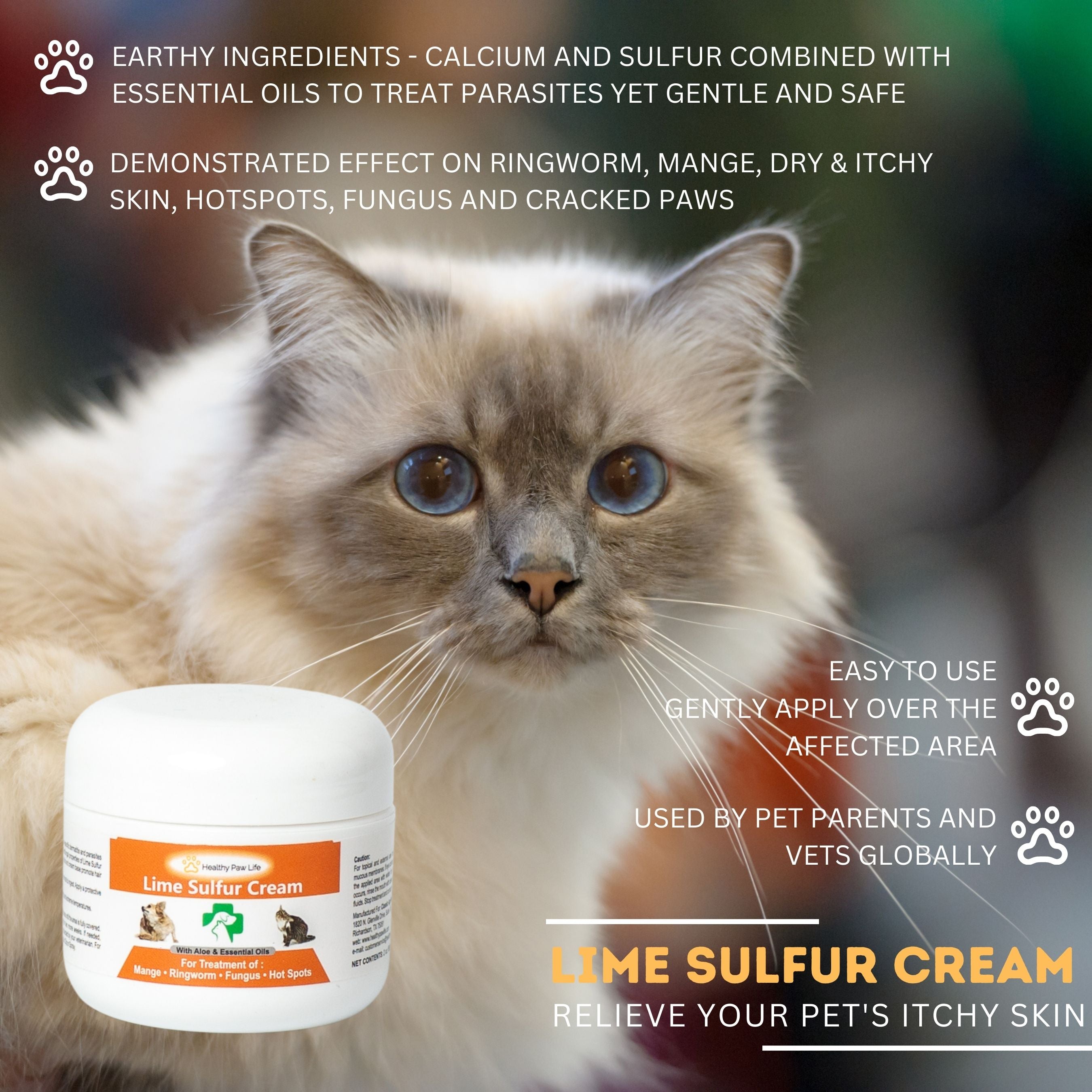 Lime Sulfur Pet Skin Cream and Spray