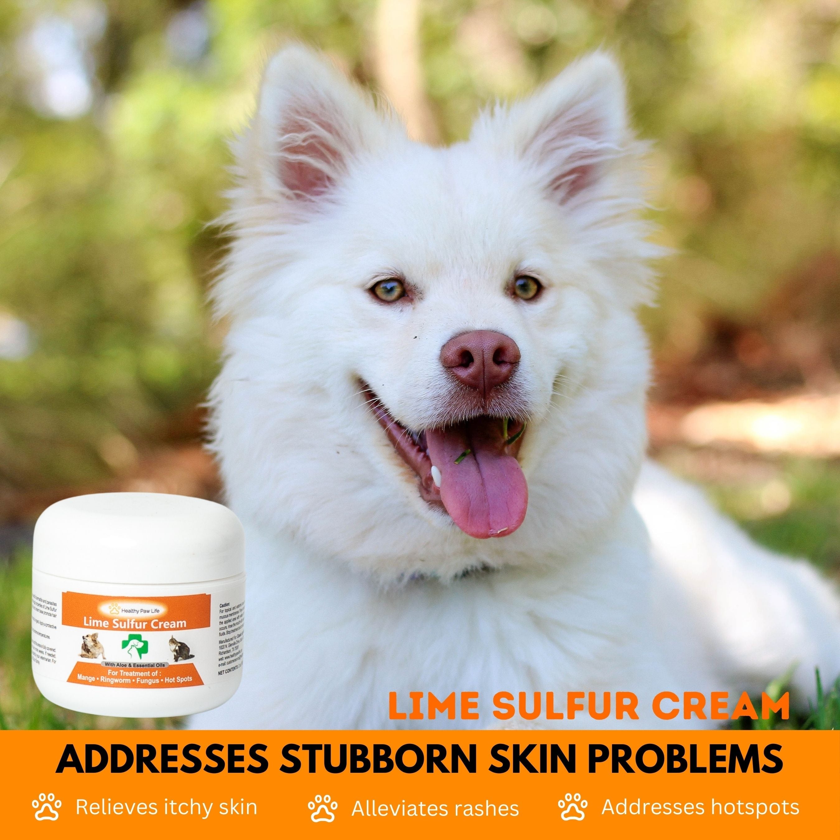Lime Sulfur Pet Skin Cream and Spray