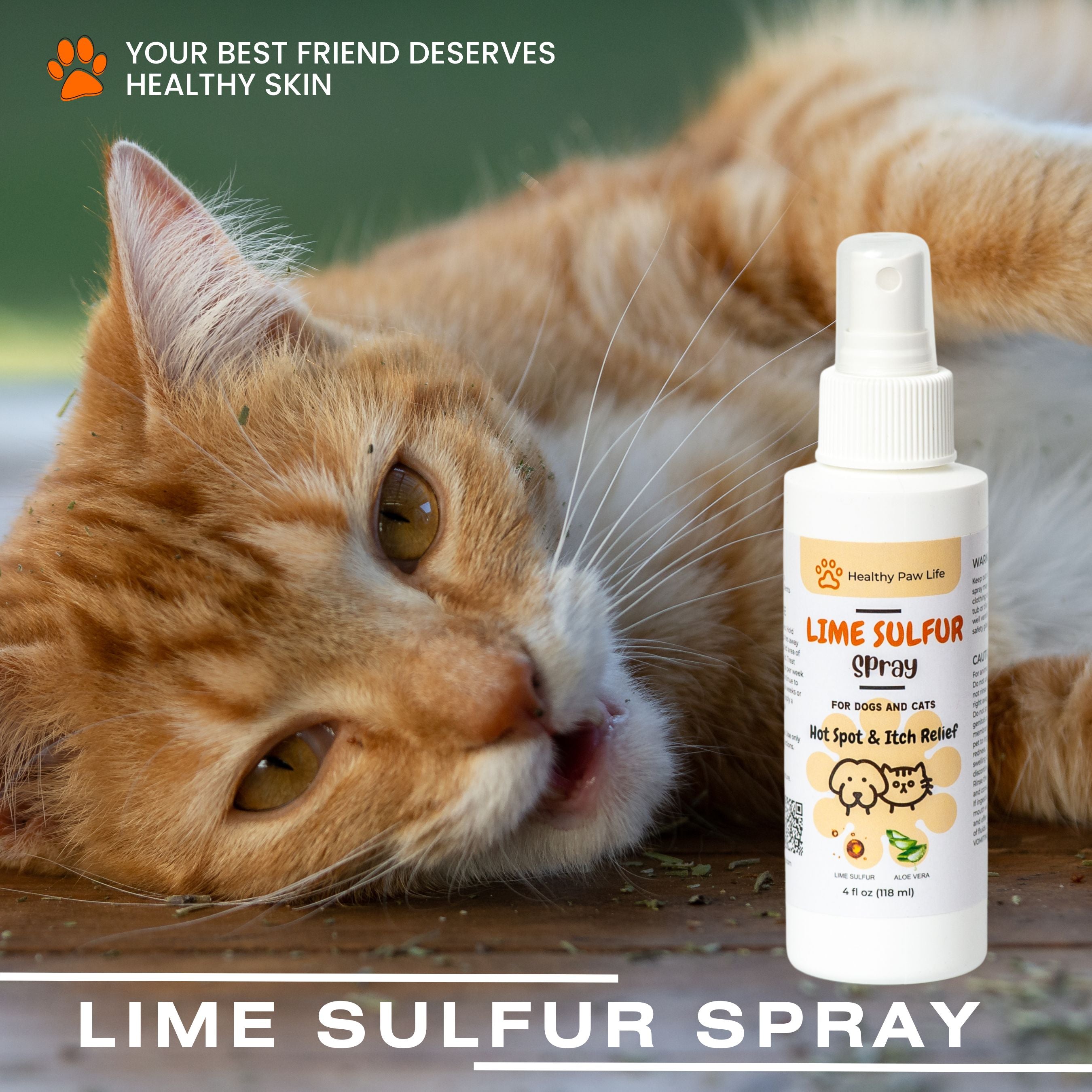 Lime Sulfur Pet Skin Cream and Spray