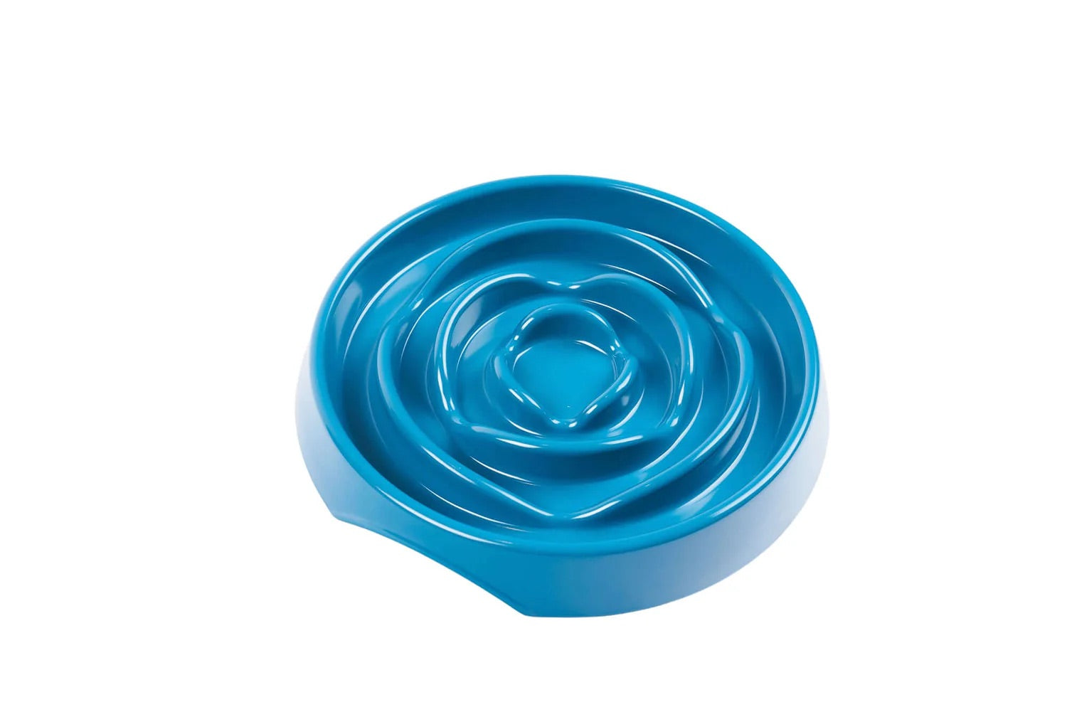 Messy Mutts Dog & Cat Slow Feeder Blue 1.75 Cup