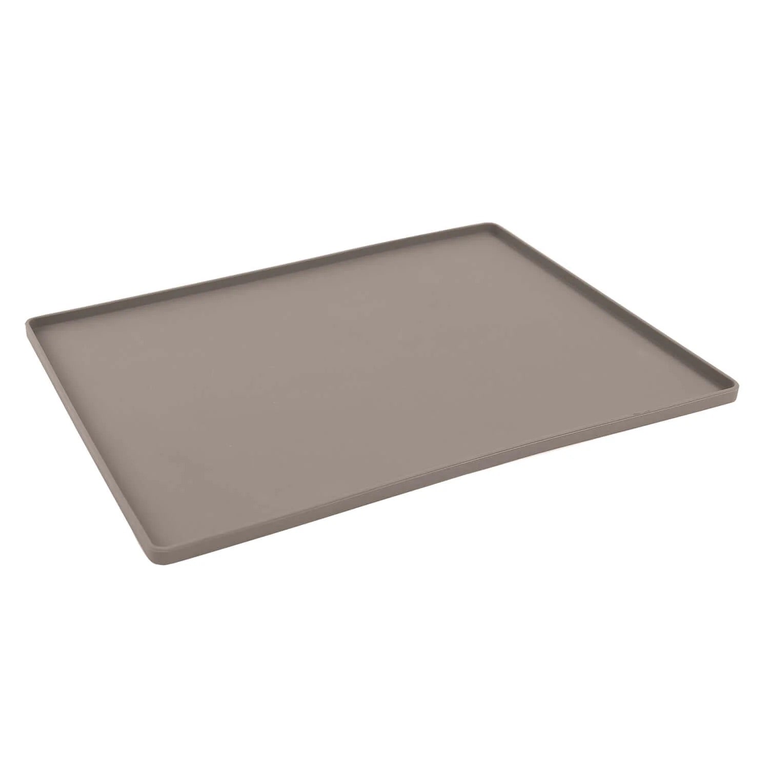 Messy Mutts Dog & Cat Bowl Mat Silicon Dark Grey