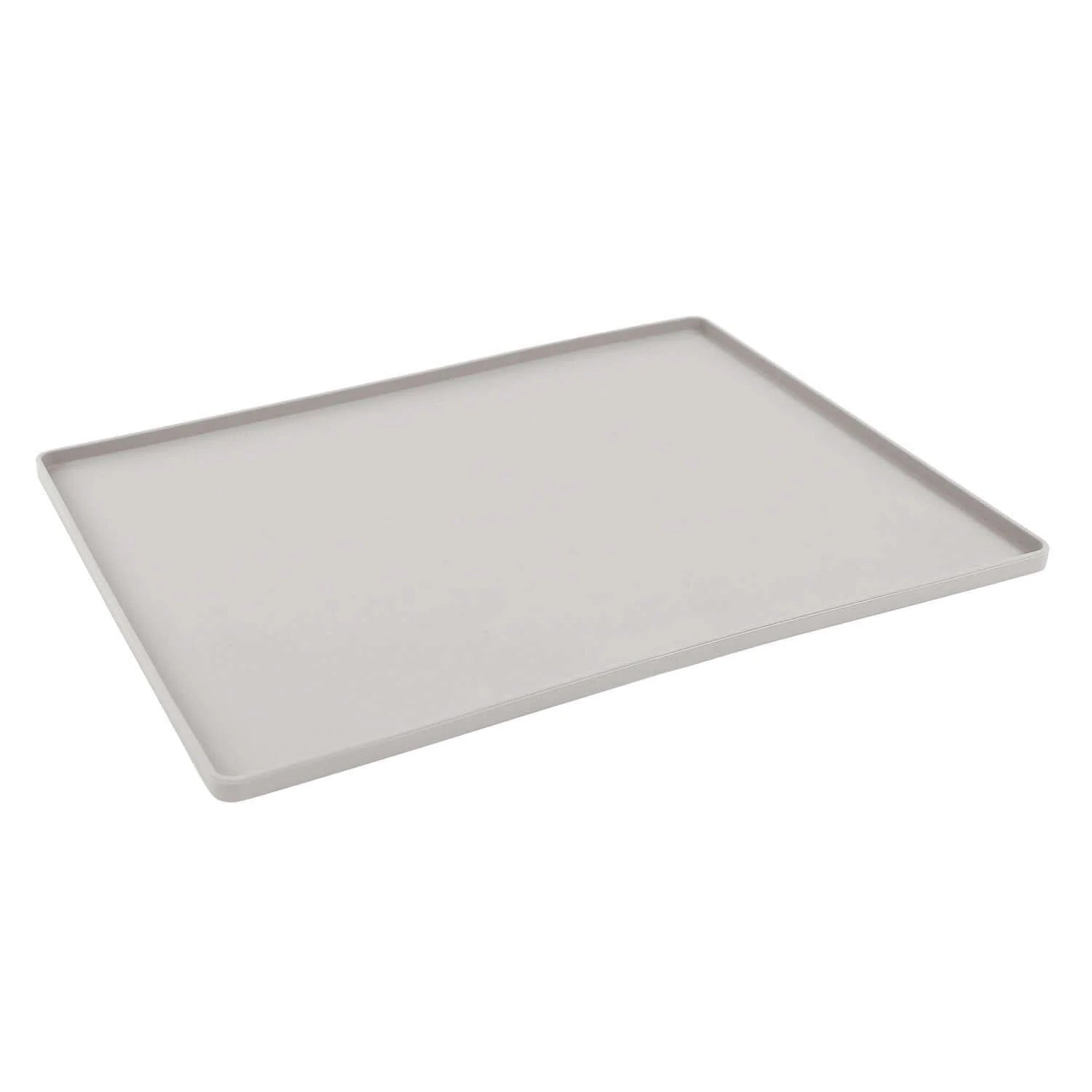 Messy Mutts Dog & Cat Bowl Mat Silicon Light Grey