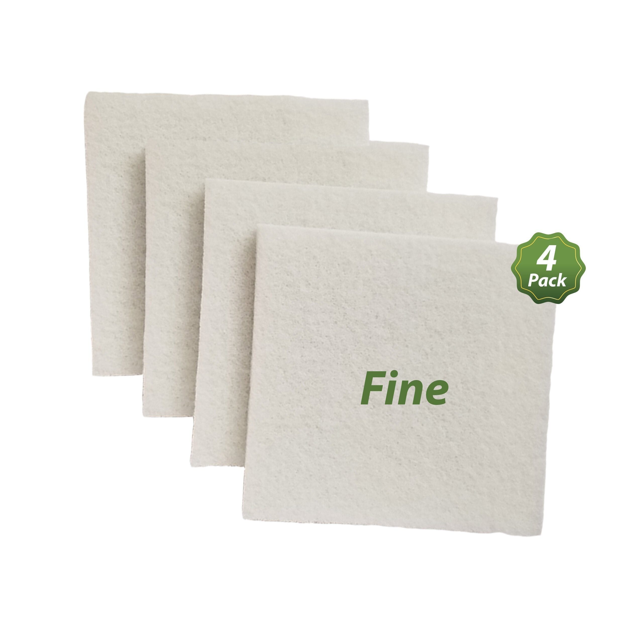 Classic Koi Pond Filter Pad FINE - White Bulk Roll Filter Media, Ultra-Durable for Fish Ponds - Made in USA