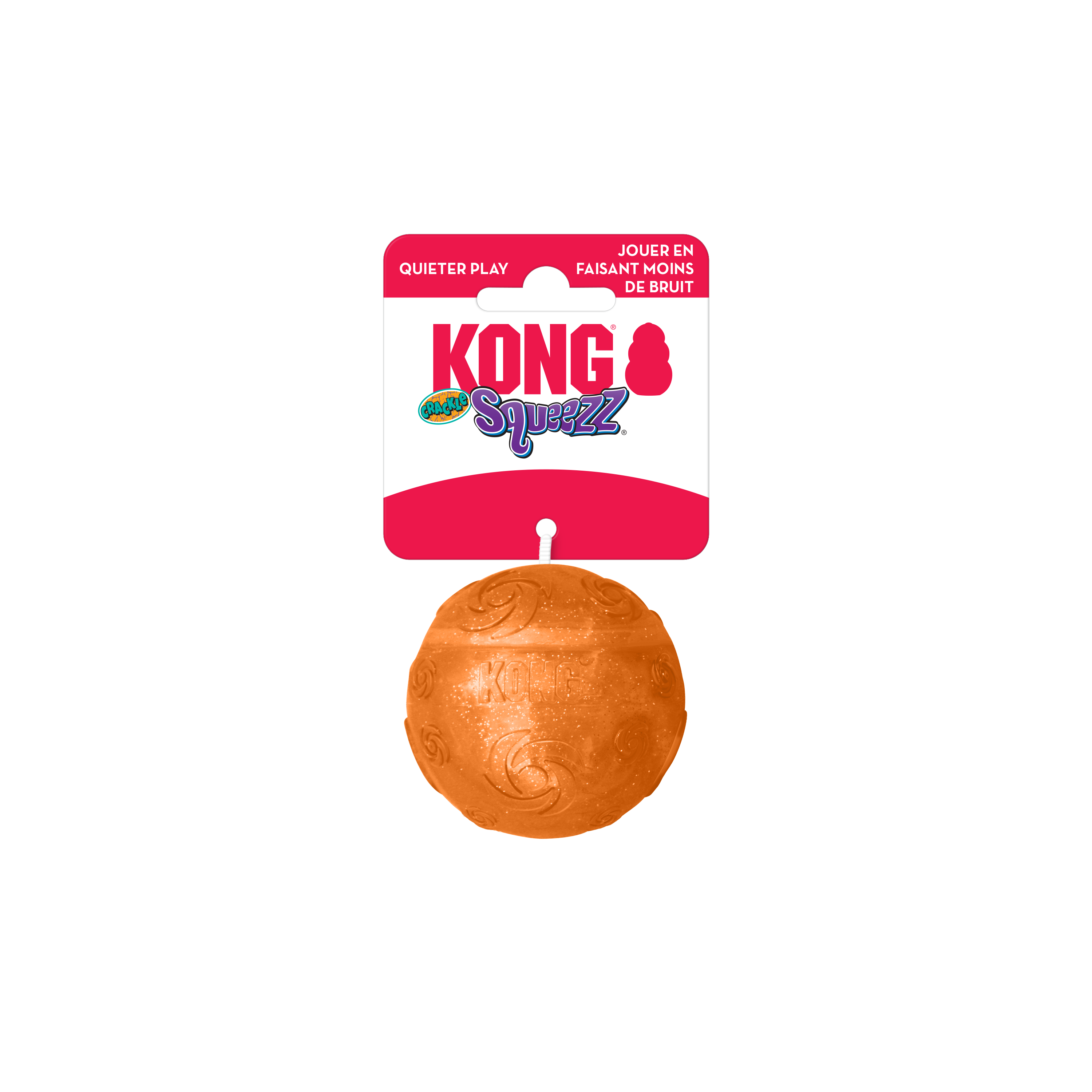 Kong Squeezz Crackle Ball Medium