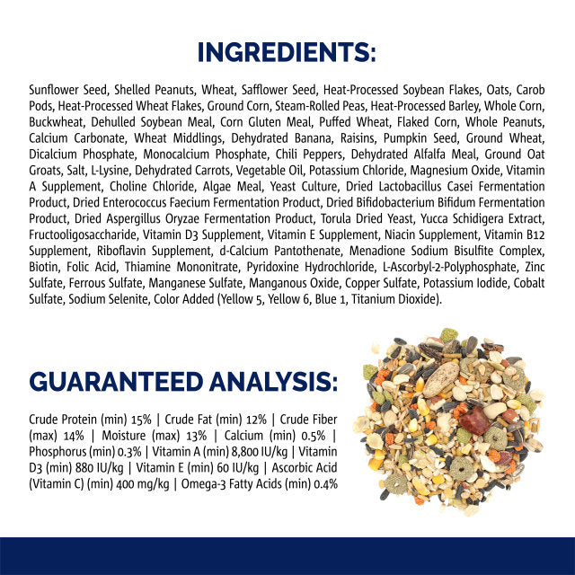 5lb Vitakraft Menu Parrot Food