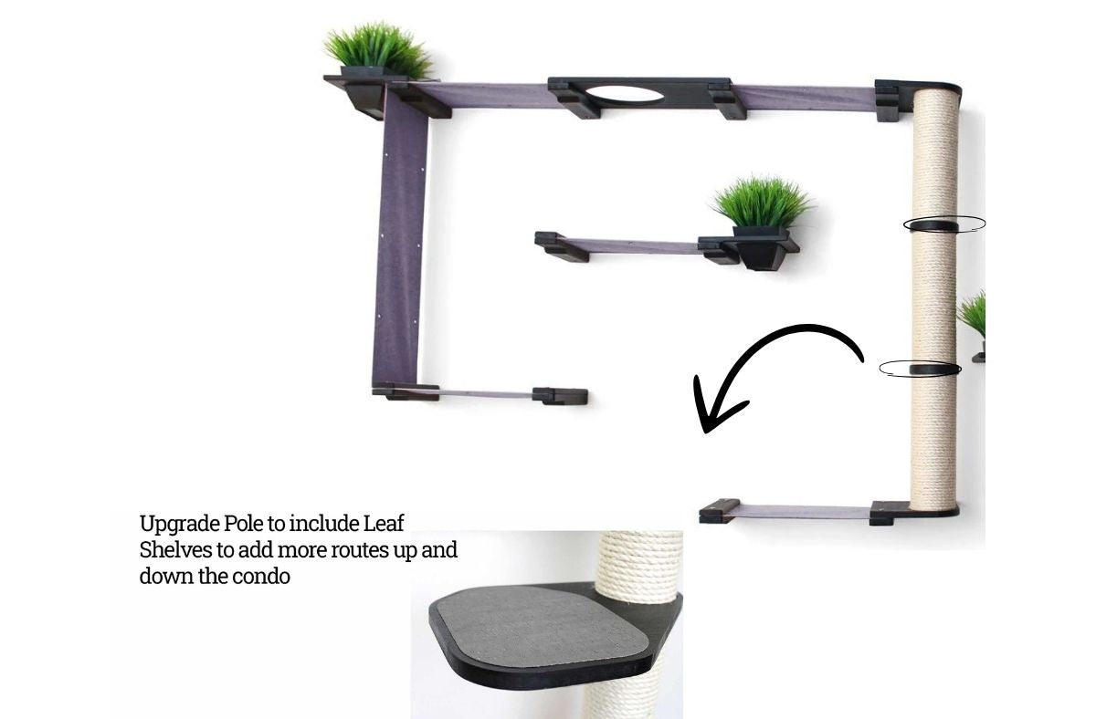 The Gardens - Modern Cat Tree with Plants