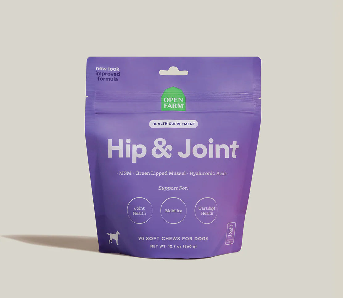 Open Farm Dog Hip & Joint Health Supplement Chews (12.5oz)