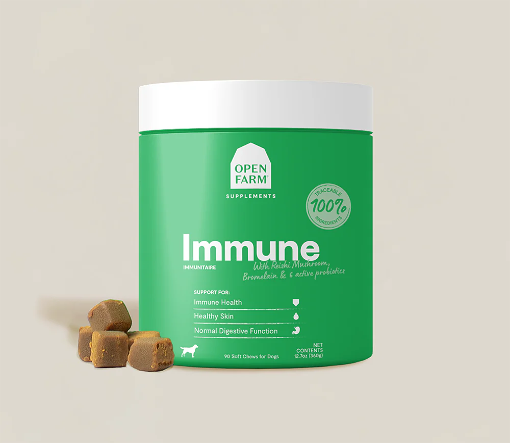 Open Farm Dog Immune Health Supplement Chews (12.5oz)