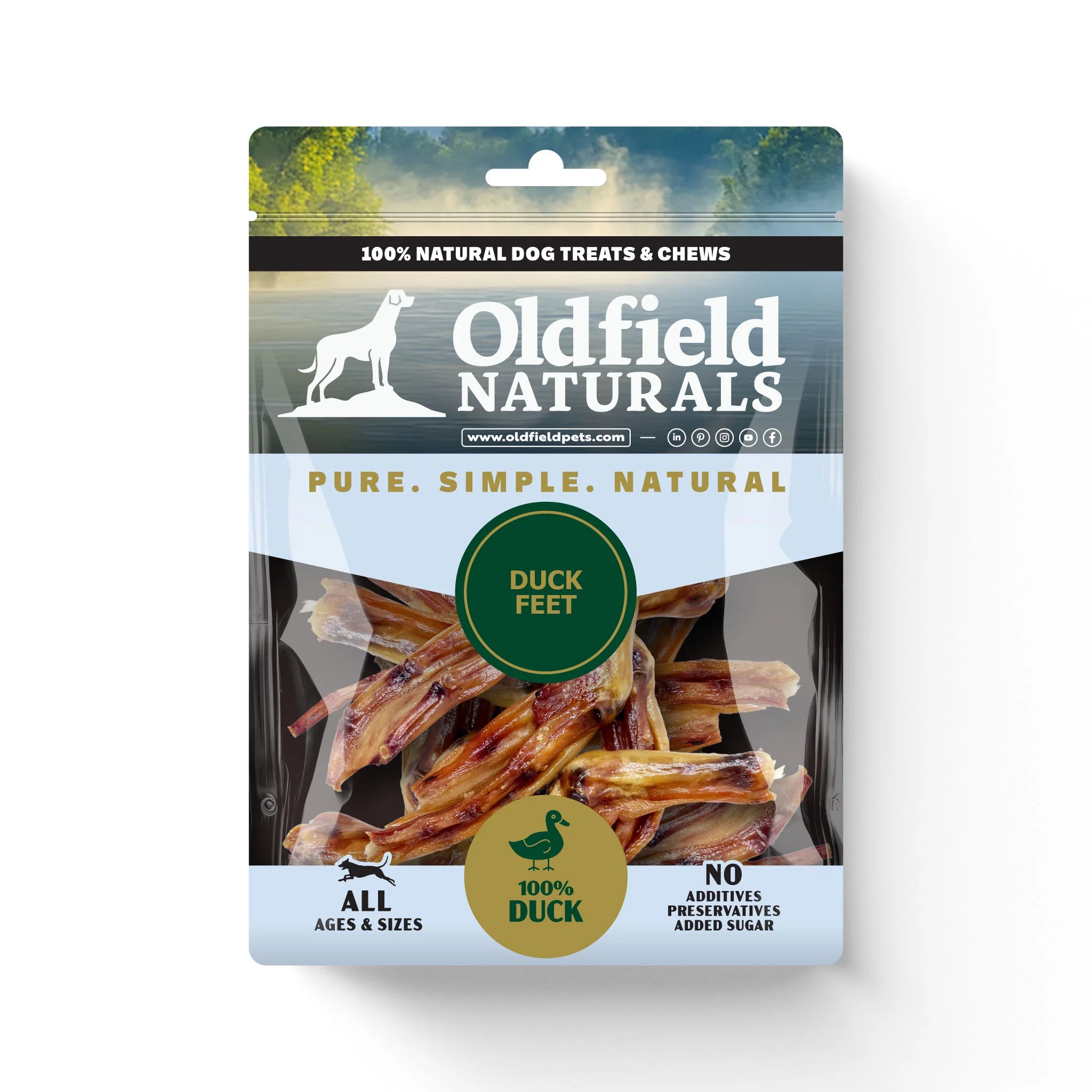 Oldfield Naturals Duck Feet - Dog Treats | 10 pcs