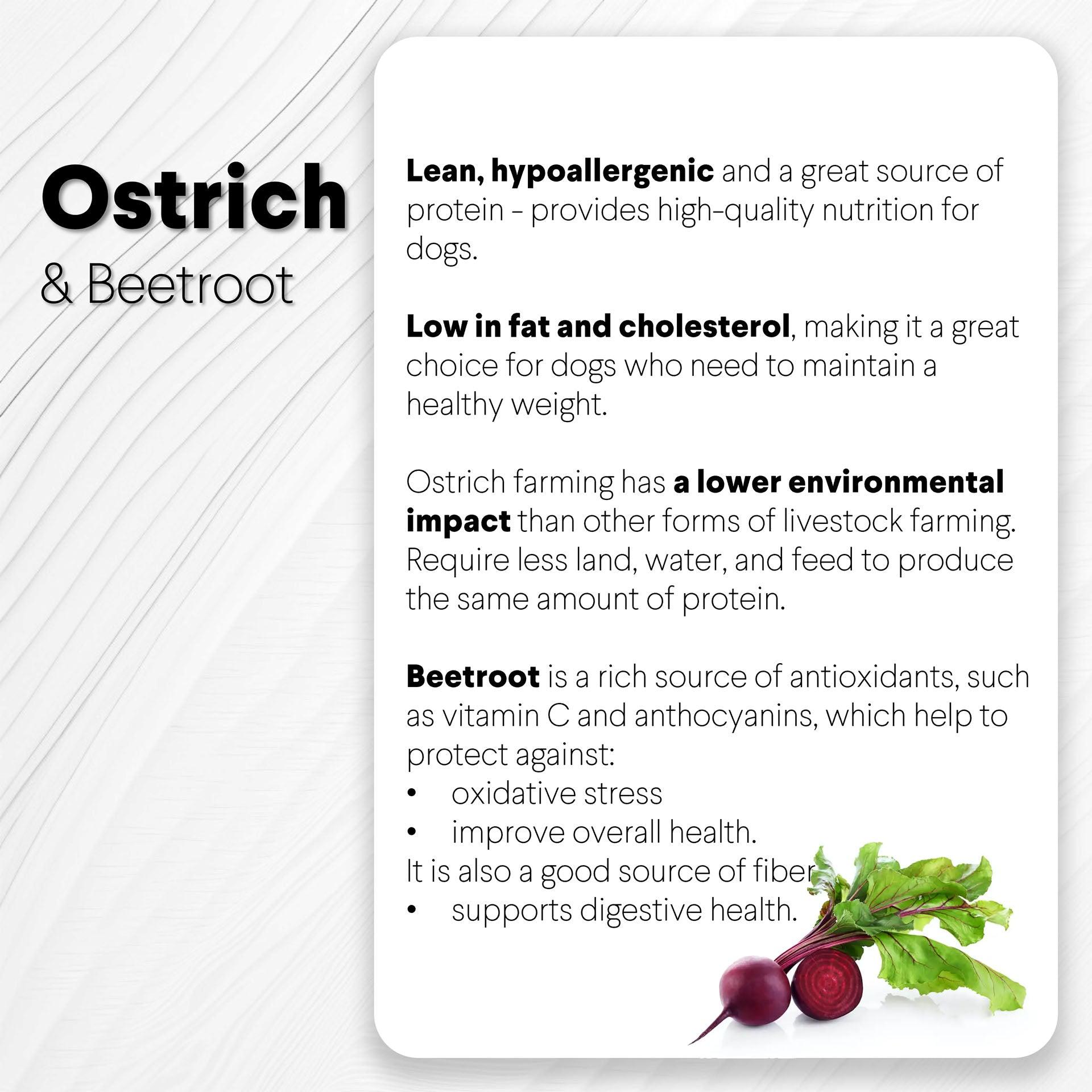 Ostrich Chips with Beetroot (2.5oz): The Flavorful, Immune-Boosting Treat for Dogs