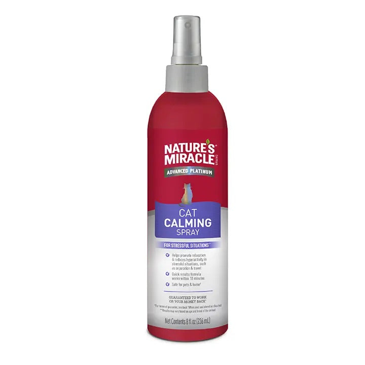 Nature's Miracle Advanced Platinum Cat Calming Spray (8oz)