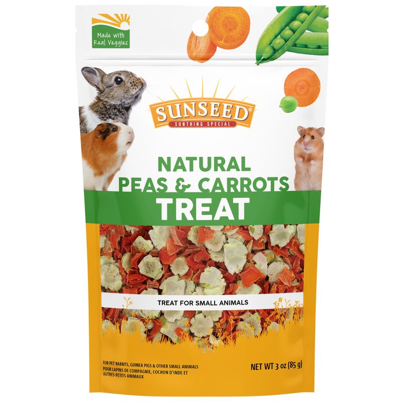 3.5oz Sunseed Natural Peas & Carrots Treat