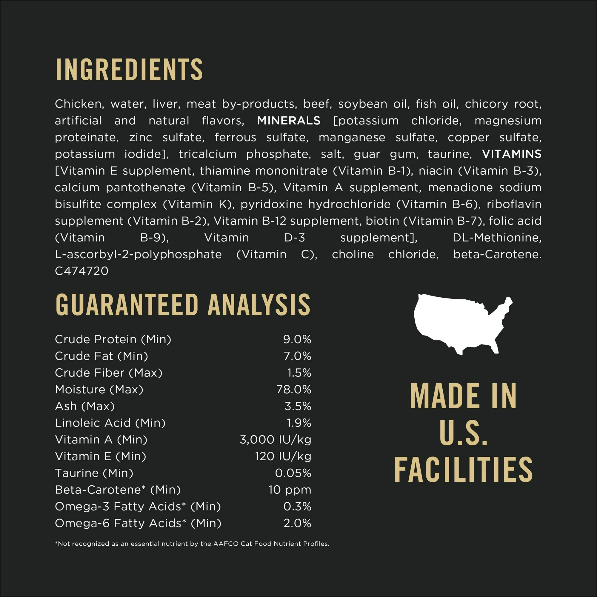 Pro Plan PRIME PLUS Senior Adult 7+ Chicken & Beef Entrée Classic Wet Cat Food (3oz)