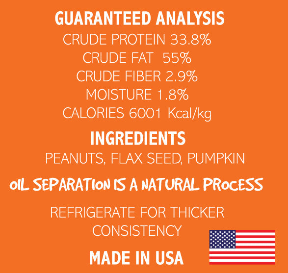Dogtastic Gourmet Peanut Butter for Dogs - Pumpkin & Flax Seed Flavor - 50% off