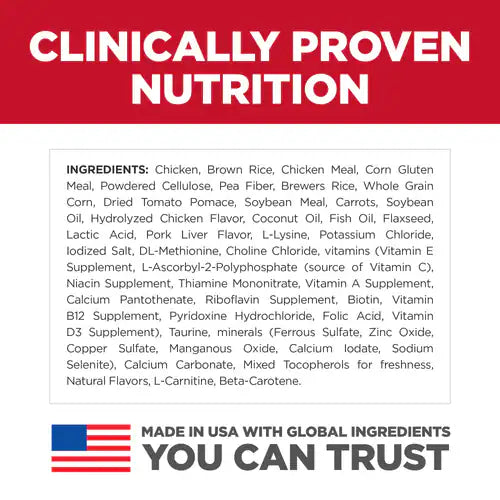 Hill's Science Diet 成年犬完美体重和关节支持大型犬干粮，鸡肉配方，25 磅袋装