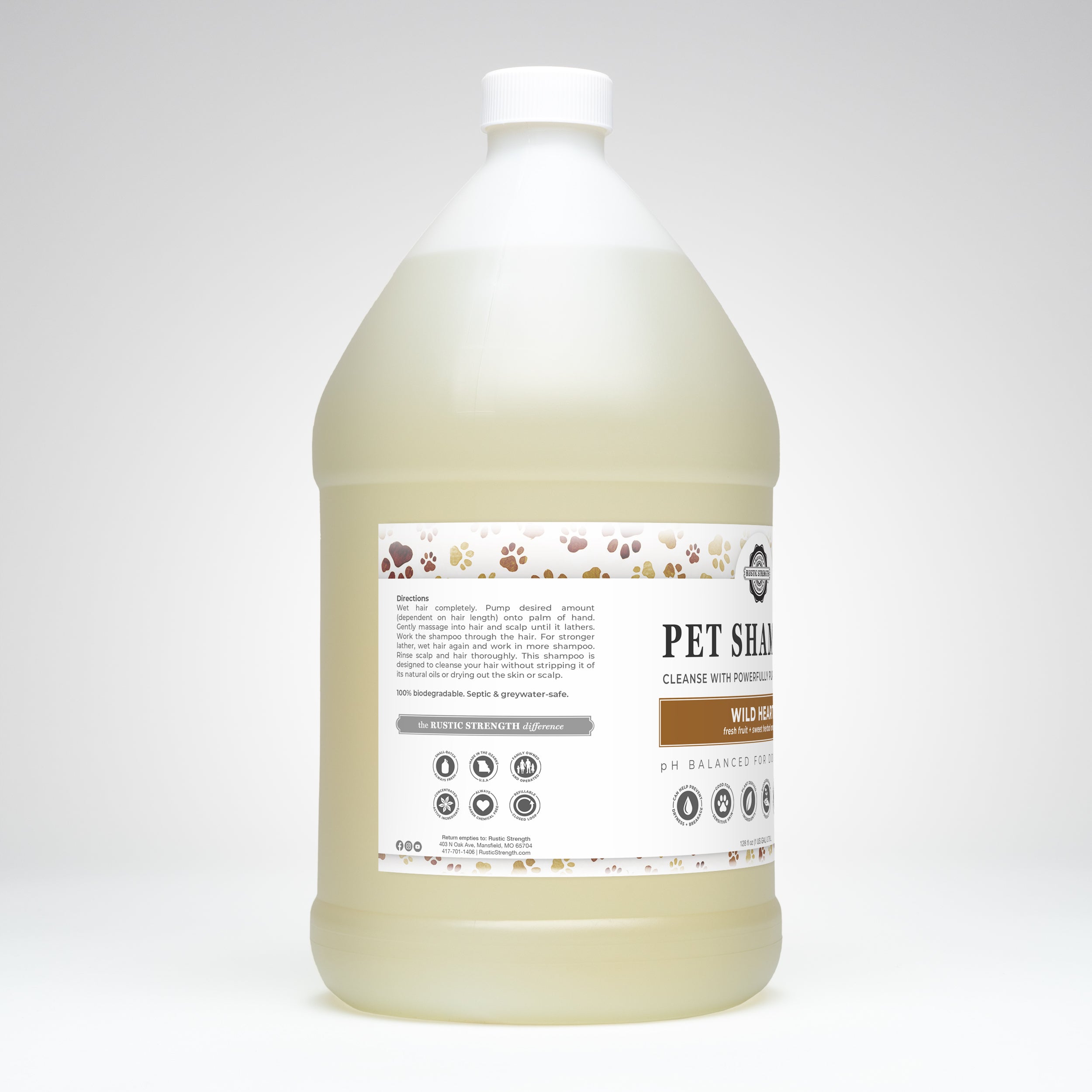Pet Shampoo | Soothing & Deodorizing | Wild Heart