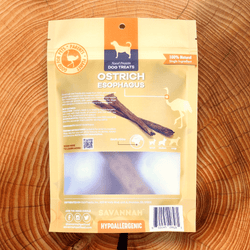 Crunchy Ostrich Esophagus Pieces: The Light & Airy, All-Natural Treat for Small to Medium Dogs (0.5oz)