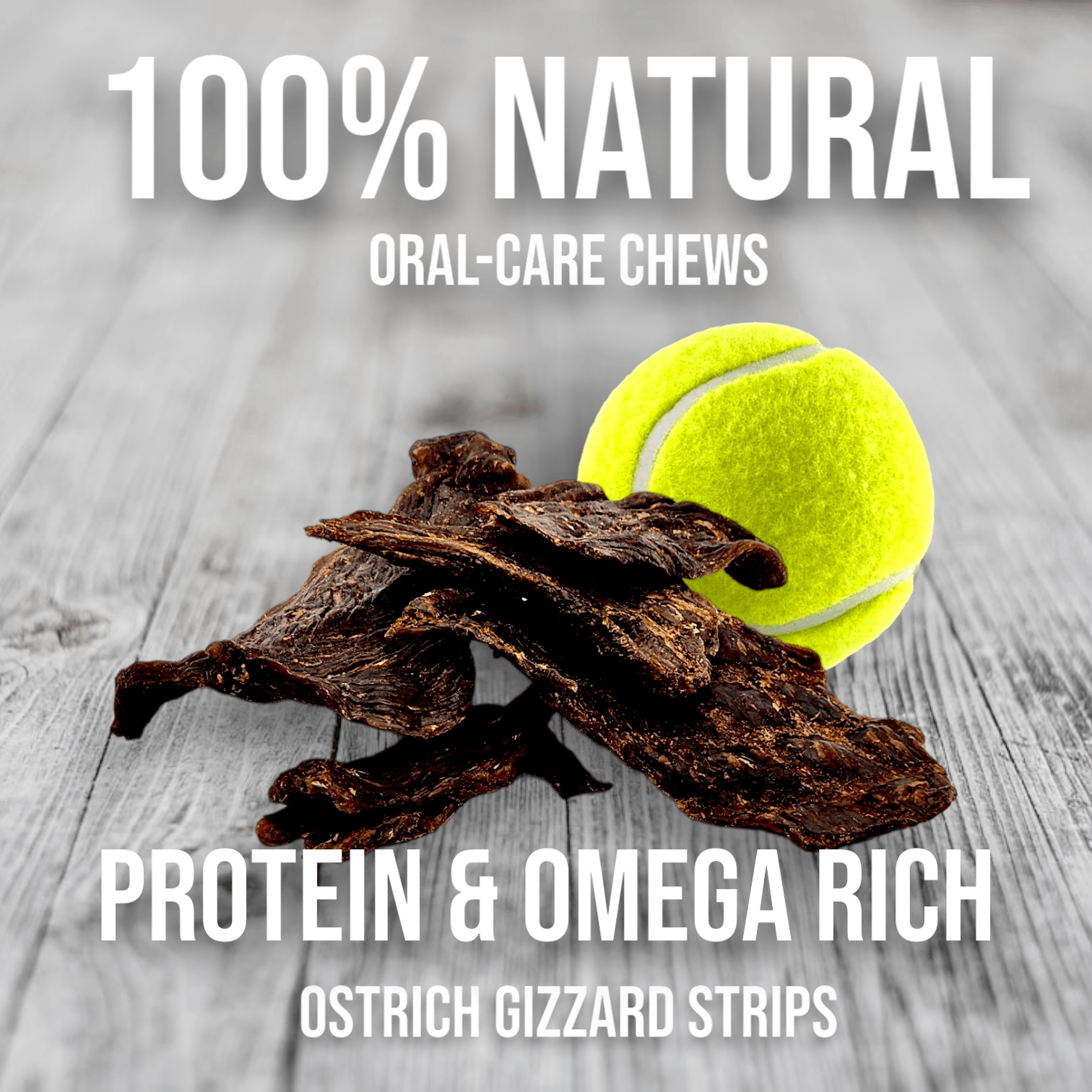 Chewy Ostrich Gizzard Strips: The Protein & Omega-3 Rich, Natural Dog Chew Treat