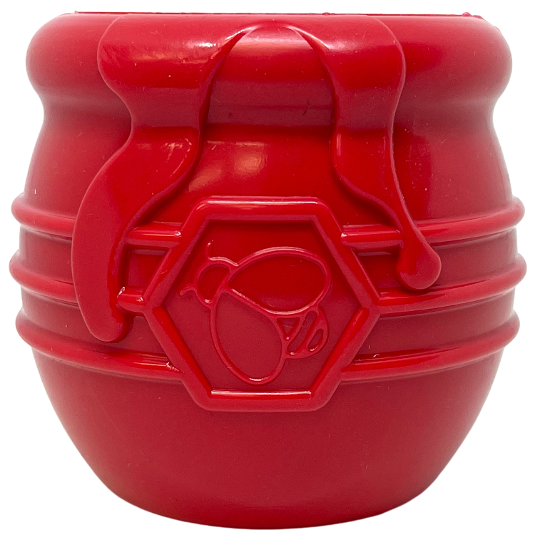 Honey Pot Dog eCup Treat Dispenser | Durable PUP-X Rubber Enrichment Toy | USA Made