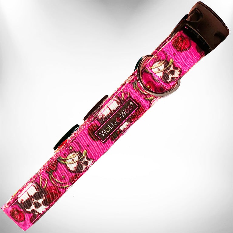 Walk-e-Woo Tattoo Dog Collars, Leads, and Bows - 4 Styles