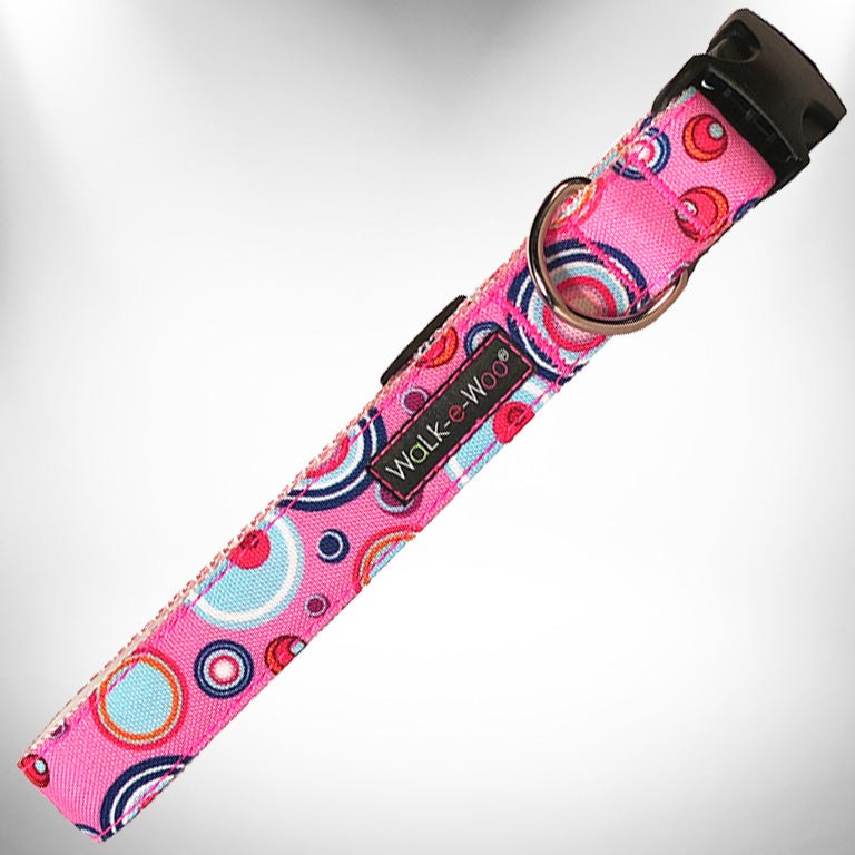 Walk-e-Woo Martini Dog Collars, Leads, and Bows - 5 Styles