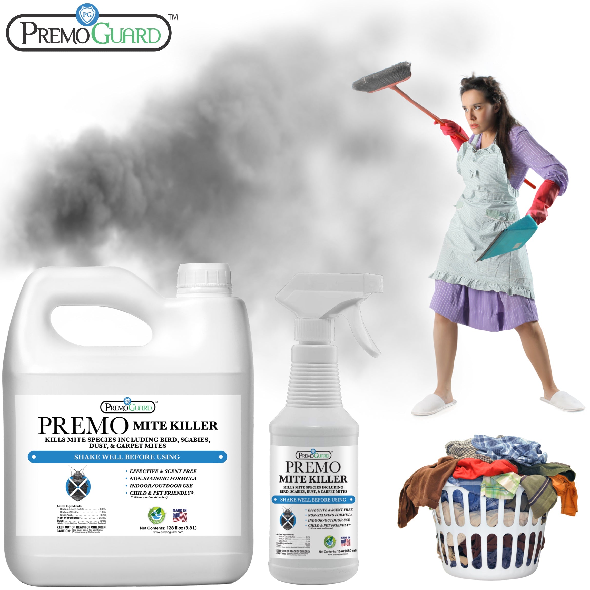 Mite Killer Spray | Natural & Non-Toxic | Premo Guard