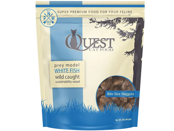 Steve's Real Food Cat Frozen Quest Whitefish Nuggets (2lb)