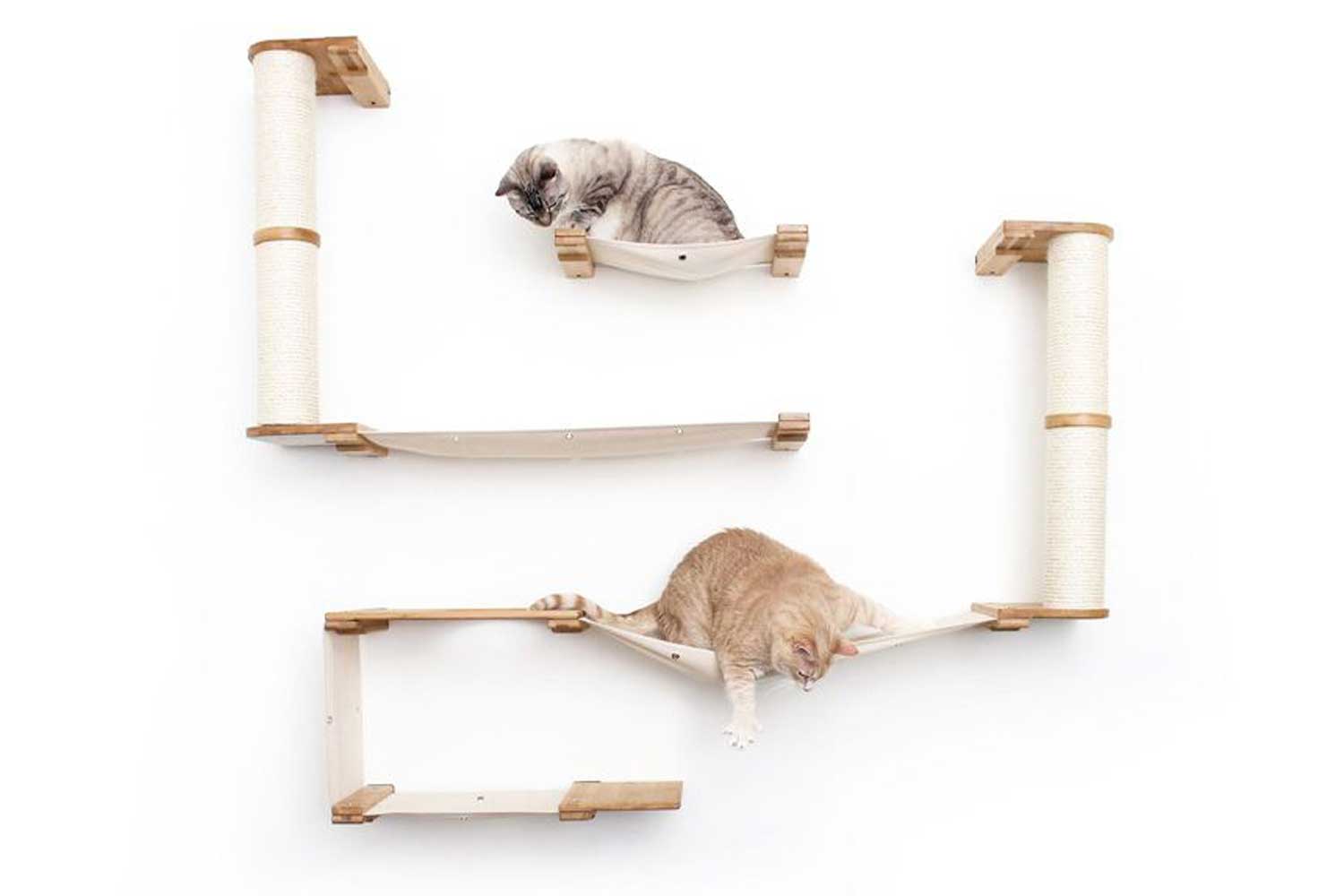 The Roman - A Wall Mounted Cat Scratcher Tree