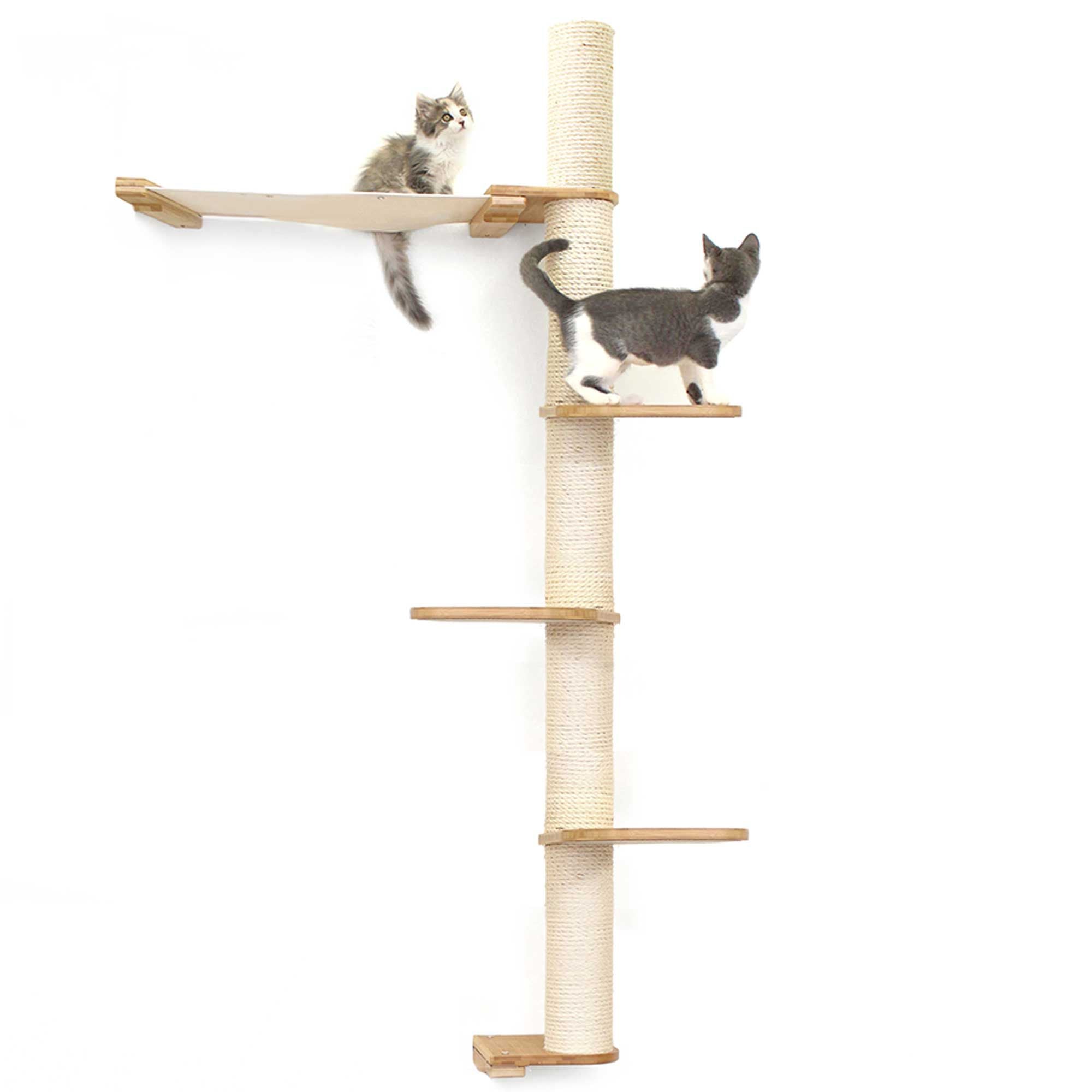 The Crow's Nest - A Wall Cat Scratcher with Hammock
