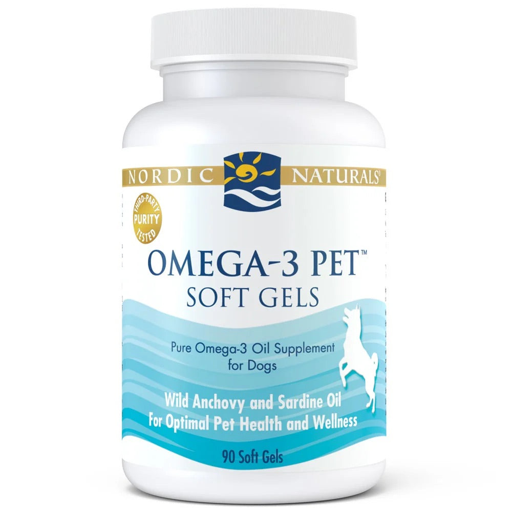 Nordic Naturals Omega-3 Pet Supplement Soft Gels 90 Count