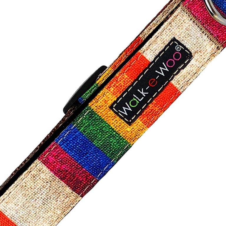 Walk-e-Woo Rainbow Pride Dog Collars, Leads, and Bows