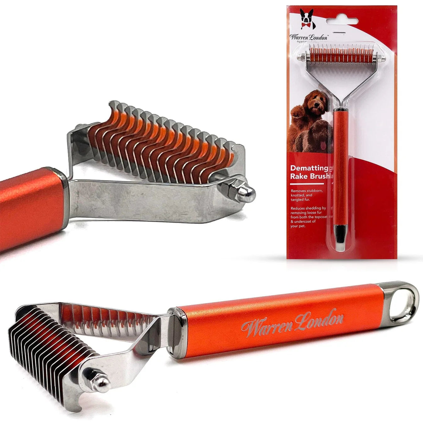 Warren London Dematting Rake Brush
