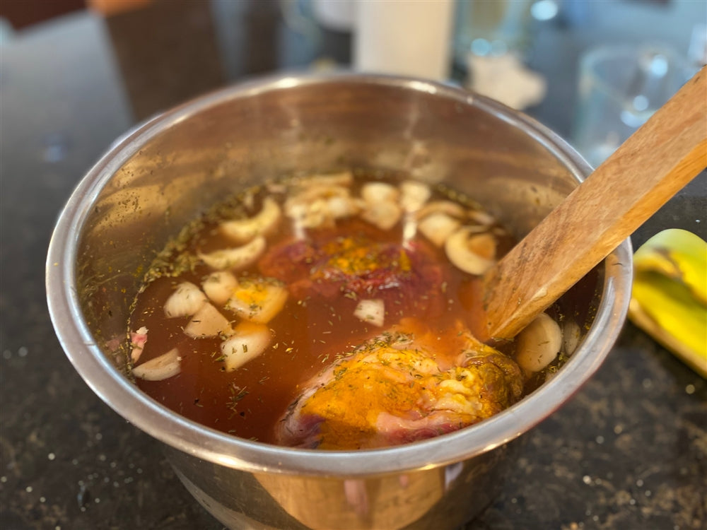 Raw Buffalo and Beef Knuckle Bones