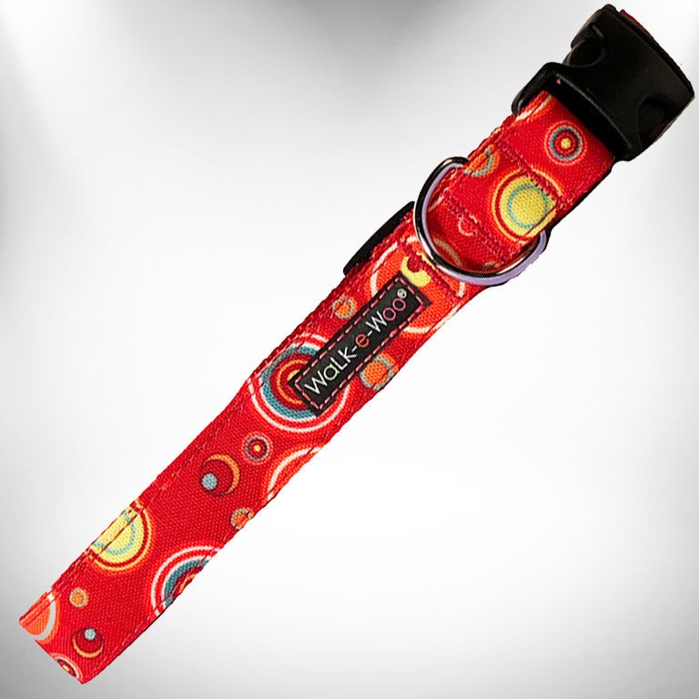 Walk-e-Woo Martini Dog Collars, Leads, and Bows - 5 Styles