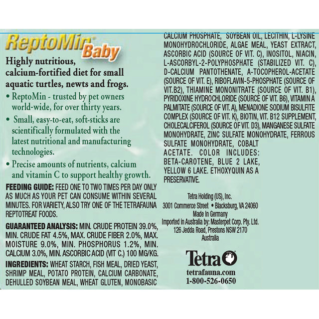 Tetra Reptomin Floating Food Sticks