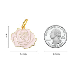 Rose - Gold & Pink - Pet ID Tag