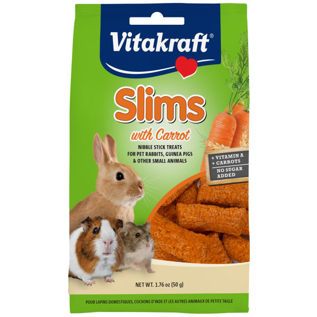 1.76oz Vitakraft Rabbit Carrot Slims