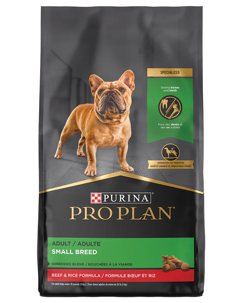 Pro Plan Adult Small Breed Shredded Blend Chicken & Rice Formula Dry Dog Food (6lb)