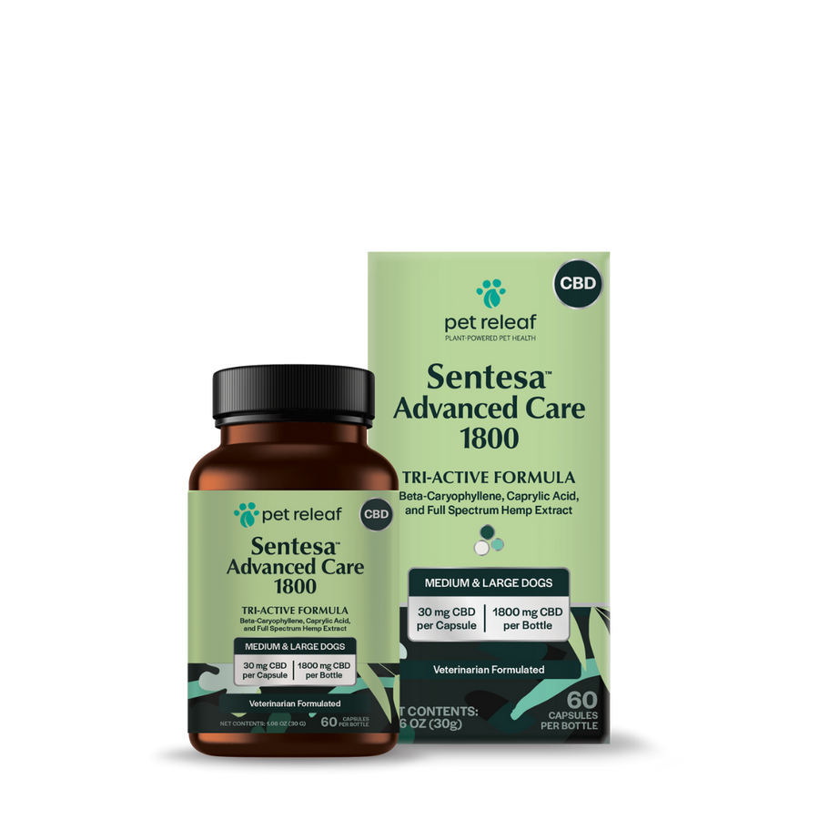 Pet Releaf Sentesa Advanced Care Hemp Tri-Active, Medium/Large Dog (1800mg)