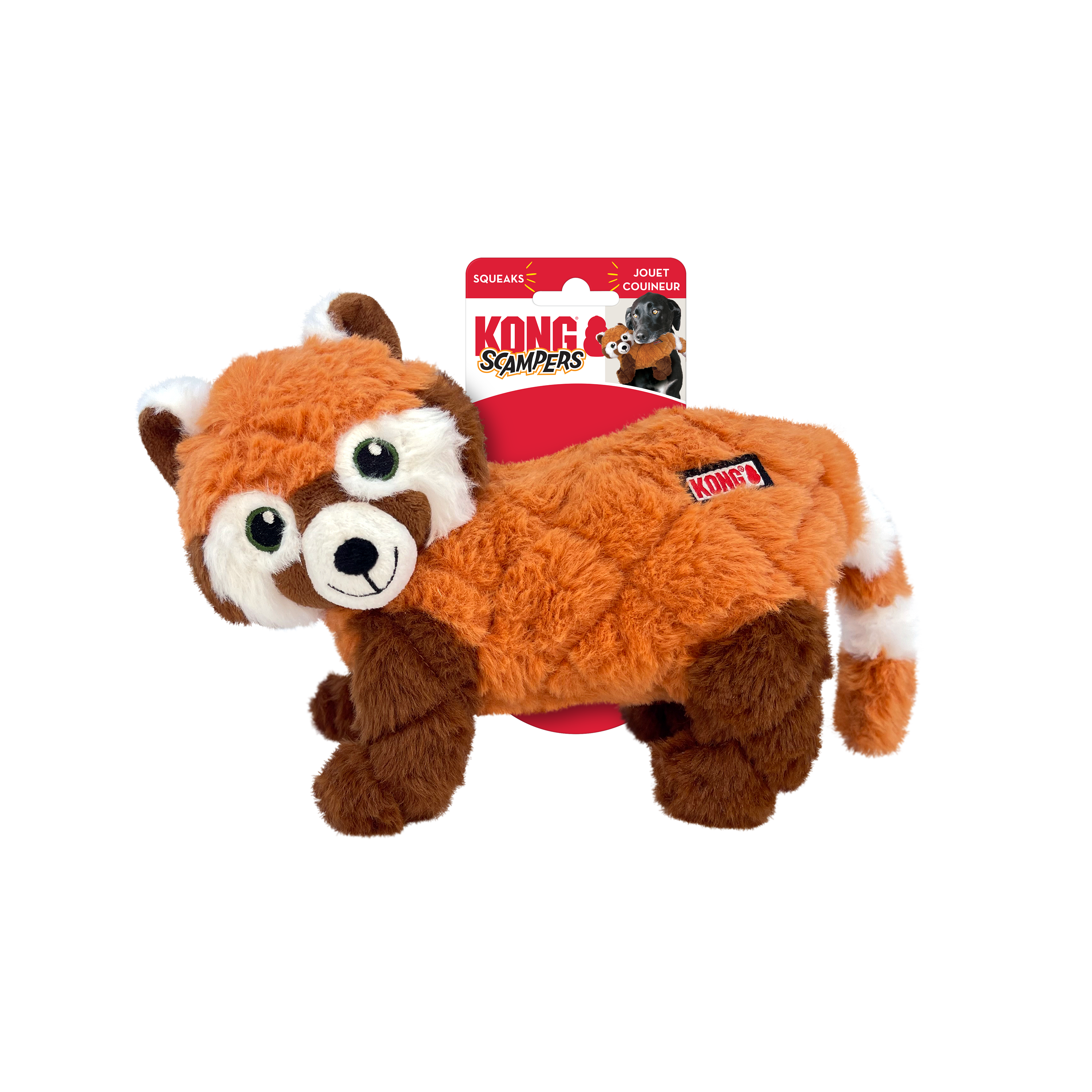 Kong Scampers Red Panda Medium