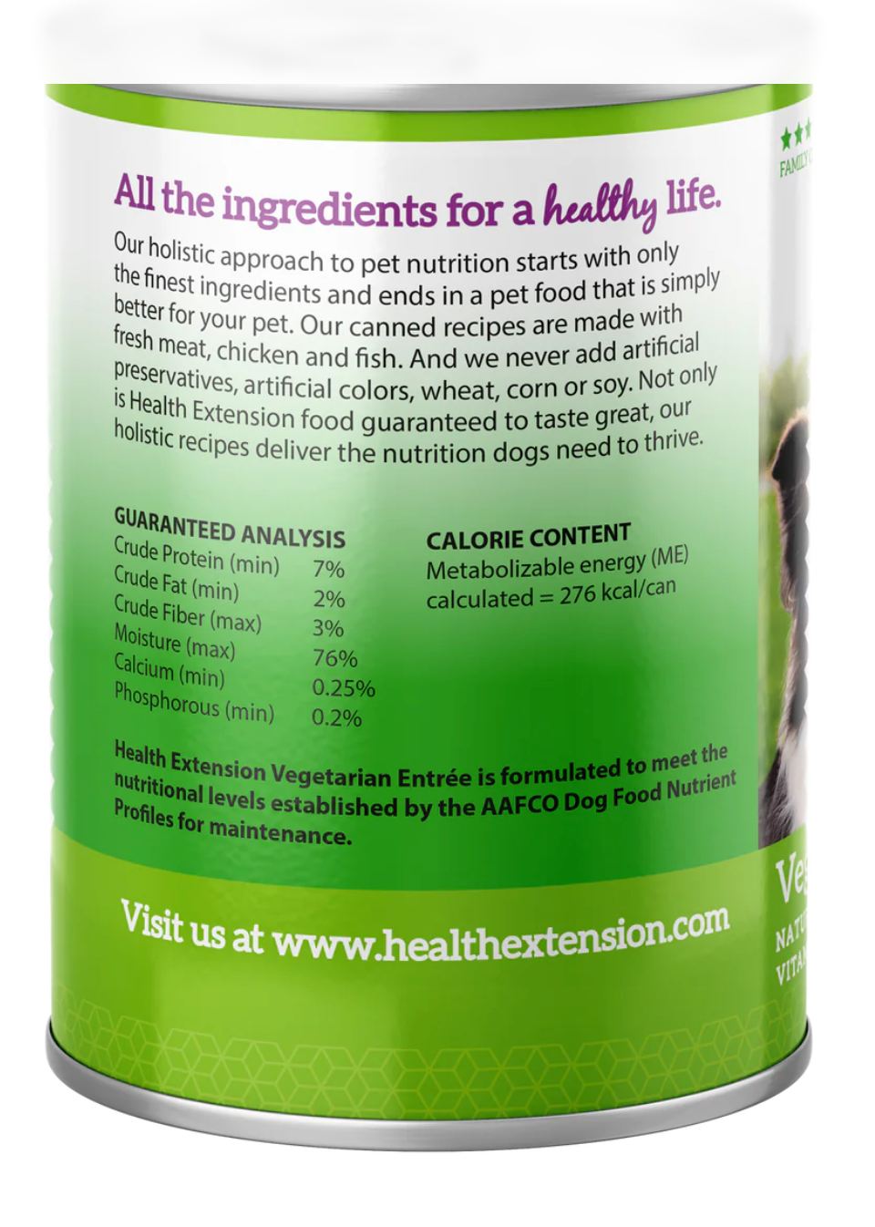 Health Extension All Life Stages Grain Free Vegetarian Wet Dog Food (12.5oz)