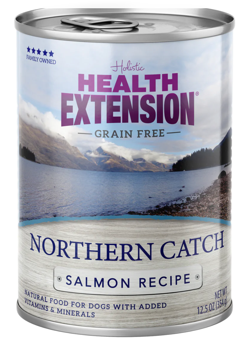 12.5oz Health Extension All Life Stages Alimento húmedo para perros Northern Catch Salmon sin cereales 