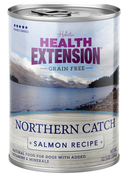 12.5 盎司 Health Extension 全生命阶段无谷物 Northern Catch 三文鱼湿狗粮