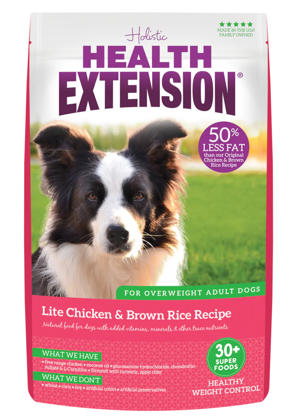 Health Extension All Life Stages Lite Original Chicken and Brown Rice Dog Food (4lb)